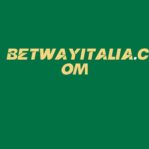 Logo da BETWAYITALIA